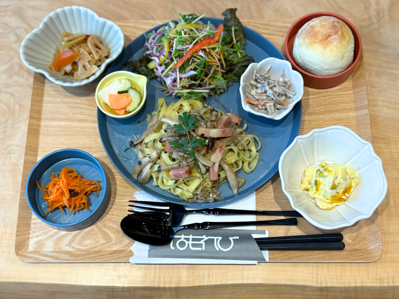 はもれびカフェキノコパスタランチ